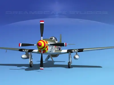 P-51D Mustang Sebastian Jr 3D model
