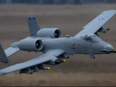 Fairchild Republic A-10 3D model get