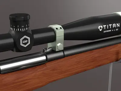 Sniper M24 SWS Free low-poly 3D model