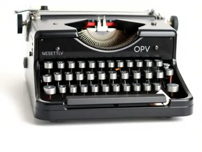 Vintage Typewriter D Model Pack Low-poly 3D model