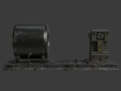 Old Machine 3D model