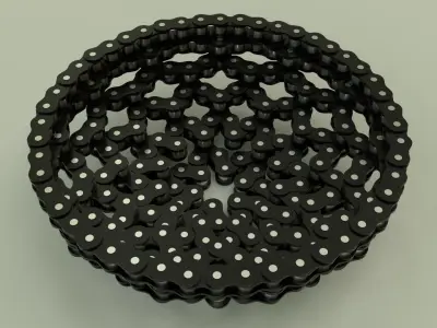 Industrial chain bowl 3D model