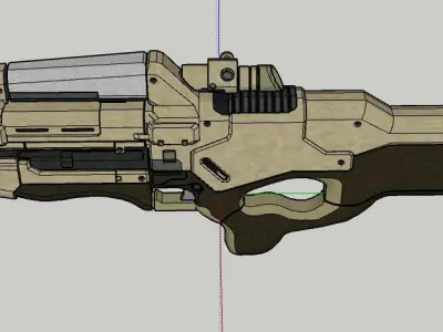 M-96 Mattock Low-poly 3D model