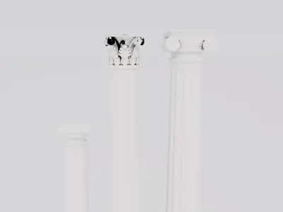 Greek Column Free low-poly 3D model