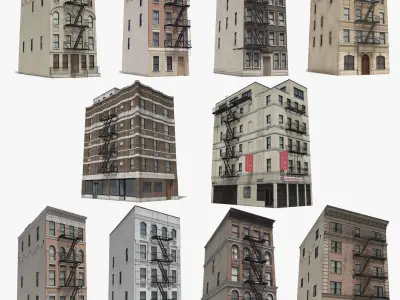 Ten Apartment 8K - PBR Textures 3D model