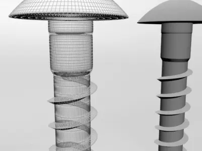 Drywall Screw 05 3D model