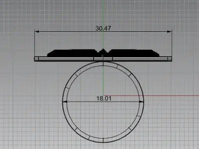 3d model bow ring design 3D model