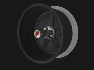 Wheel Elegance  A Fusion of Style and Precision Engineering 3D model
