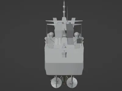 1-350 scale german F125-class Frigate 3D print model