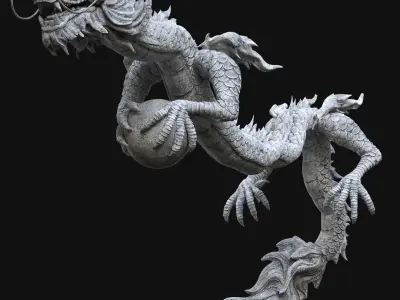 OrientalDragon 3DAnimation  purchase 3D model