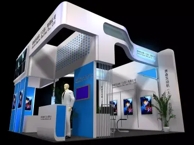 Exhibition - Area - 6X6-3DMAX2009-14 3D model