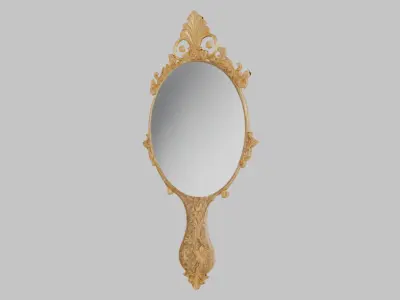 Ornate Spoon or Ladle Low-poly 3D model