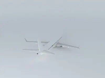 Template - Boeing 737 MAX 9 Free 3D model