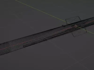 R-77M air-to-air missile Low-poly 3D model