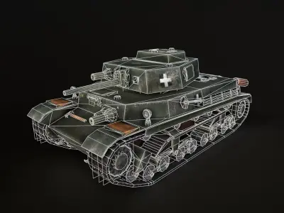 40M Turan 1 Low-poly 3D model