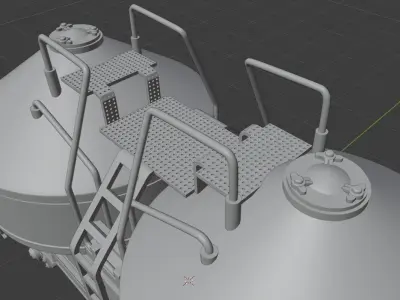 H0 1-87 scale Silo Wagon UCS 908 3D print model