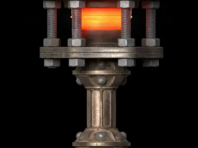 Hammer Fallout 3   Low-poly 3D model