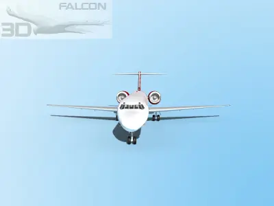 Falcon3D MD-80 Reliable Cargo 3D model