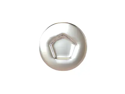 Screw v10 002 Low-poly 3D model