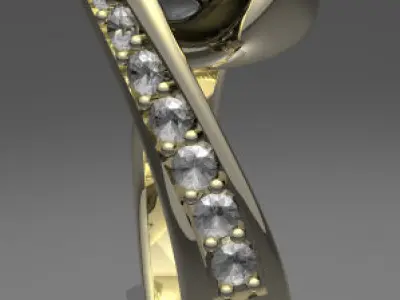 Rendering Anello C Free 3D model