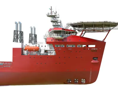 Offshore Carrier RED  3D model