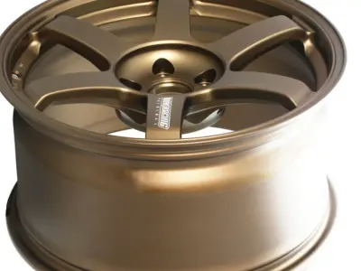 Volk Rays TE37 SAGA S Plus 3D model