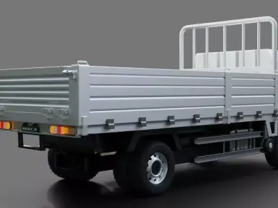 Mercedes Benz Accelo Flatbed  3D model