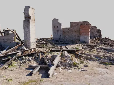 Abandoned-Soviet-Base-Building-6 3D model