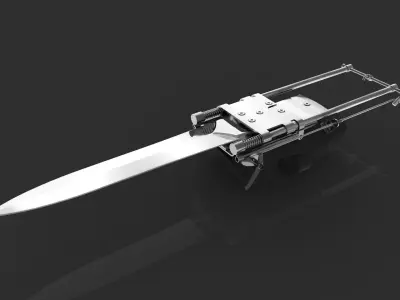 SAW Gauntlet Weapon  3D model