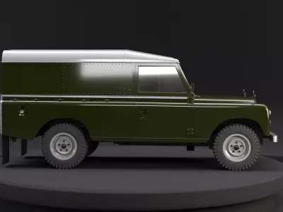 Land Rover Series III Van Long Wheel Base 3D model