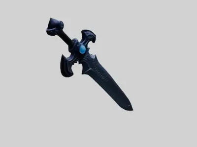 Fantasy Sword 3D Model 3D model