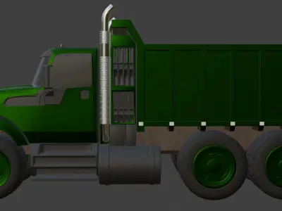 Landscaping Truck 3D model purchase