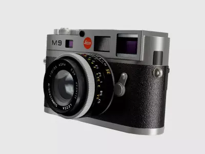 3D model Leica M9 silver 3D model