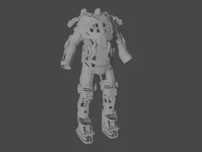 Power Armor Follaut 4 Free 3D model