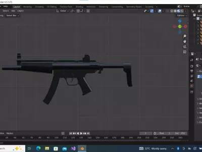 Weapons Low-poly 3D model purchase