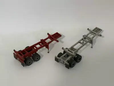 20ft Container Trailer 3D print model