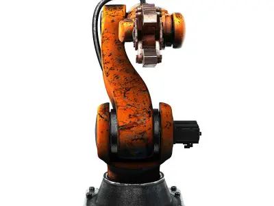 Aged Industrial Robot 3D model
