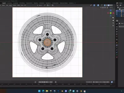 ProStar Wheels Low-poly 3D model