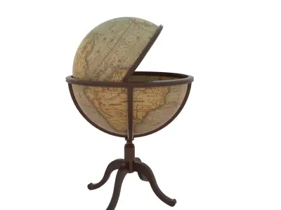 Vintage globe bar 3D model