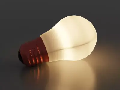 Light Bulb Free low-poly 3D model