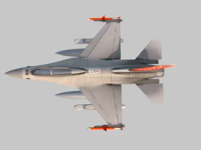 F-16 fighting falcon 3D model shop