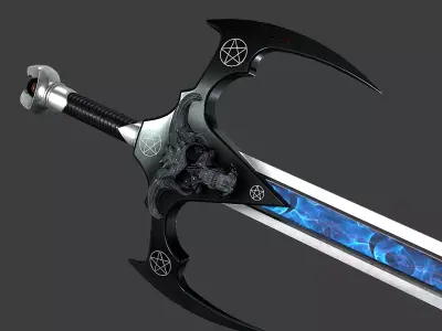 Black Sword 3D model