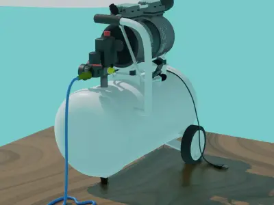 Air Compressor 3D model purchase
