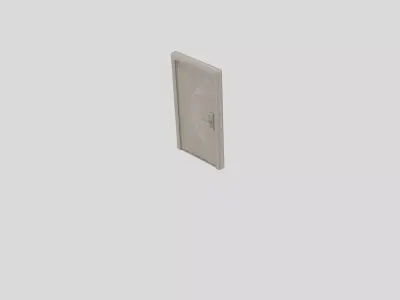 Industrial Factory Machine Service Door Panel for 3D print 3D model