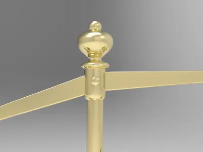 Justice Balance Scale 3D model