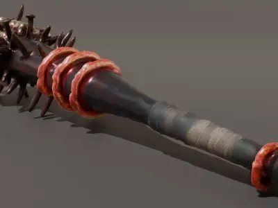 DVL3DStudio Molar Bat Low Poly Dark Horror Game Ready Low-poly 3D model