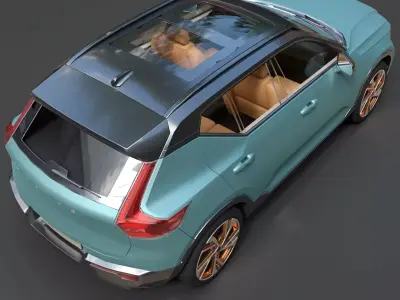 Volvo XC40 Recharge   High Detail Electric SUV 3D model