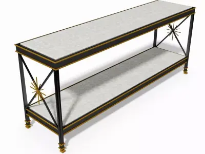 Side Table With Sone 3D model