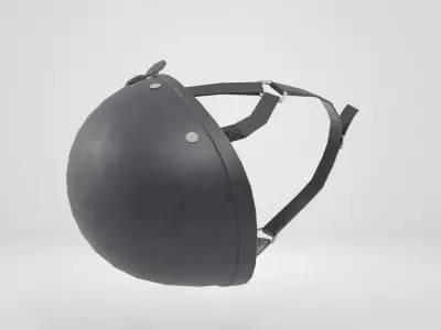 Safety Helmet Low-poly 3D model  Low-poly 3D model