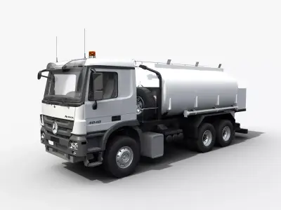 Mercedes ACTROS 4040-A 6x6 Fuel tank 3D model